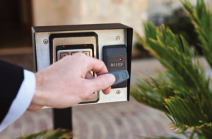 Key fob proximity reader for automatic gate access in Marin County